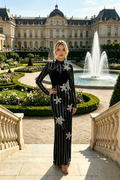 Black Sequins Prom Dress